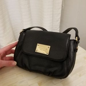 Michael Kors Black Leather Crossbody